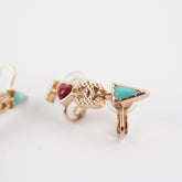 Chanel Earrings Clip Heart (Costume Jewellery)